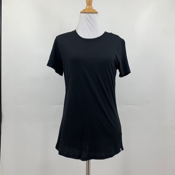 Figs Shirt Women XS Extra Small Black Super Soft Short Sleeve Underscrub Scrub - Picture 2 of 11